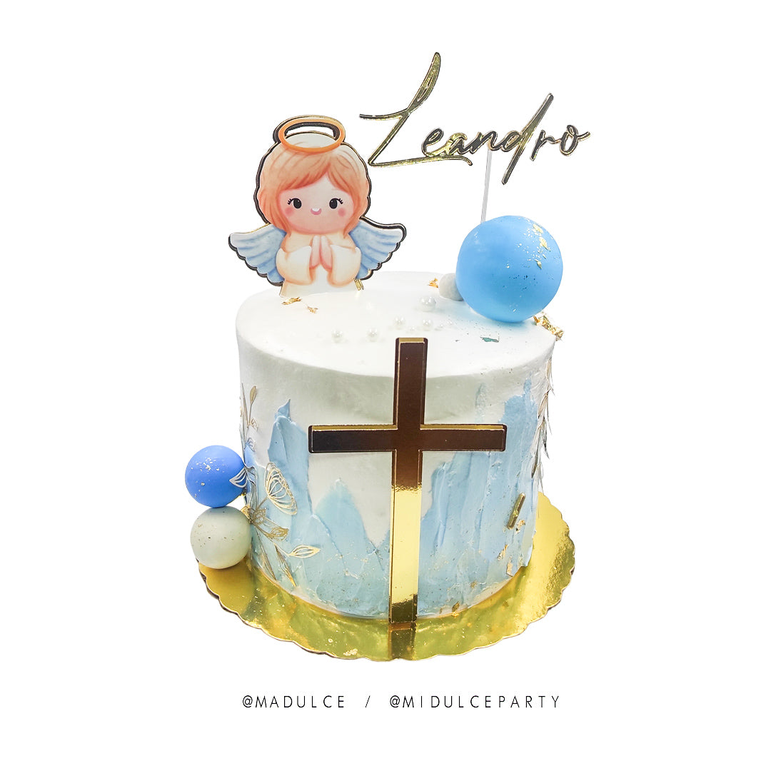 BAUTISMO AZUL ANGELITO