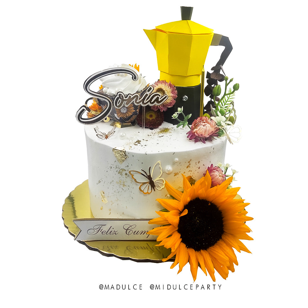 GRECA GIRASOLES Y FLORES SECAS