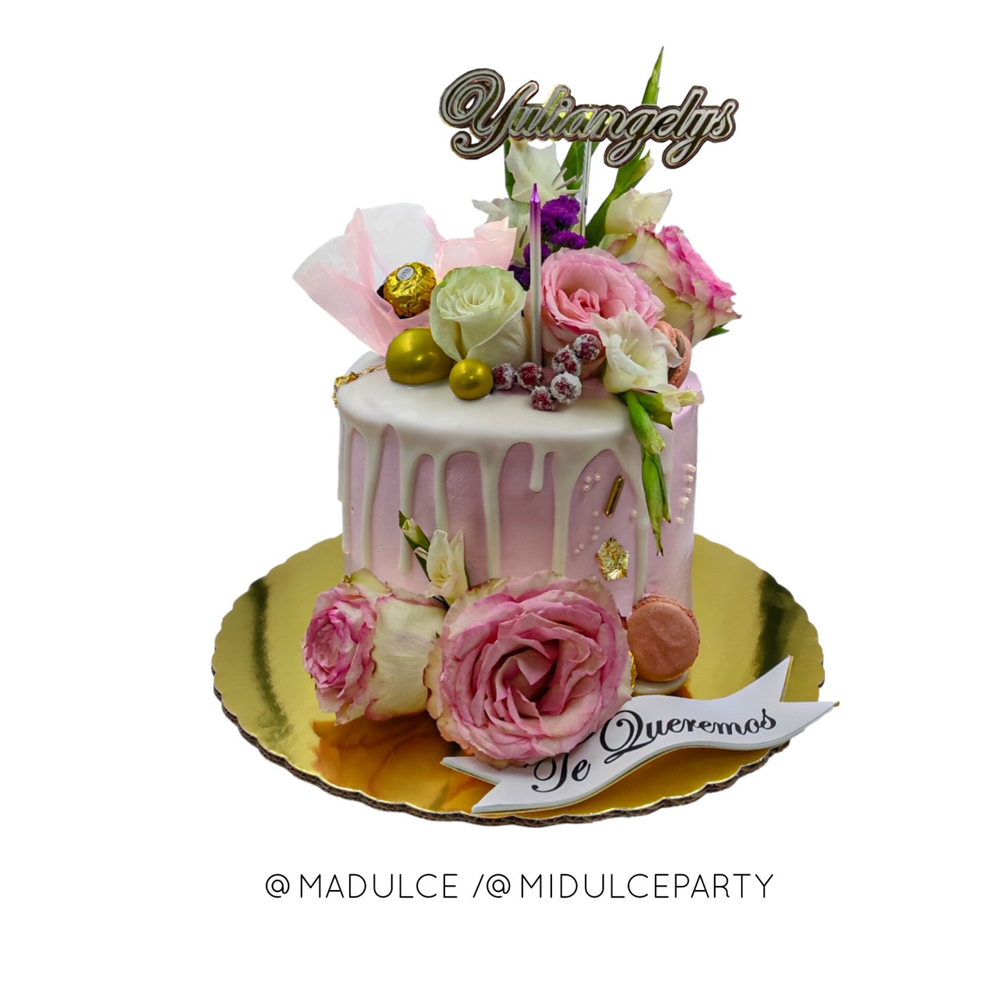 FLORECE MACARRONES Y ROSAS