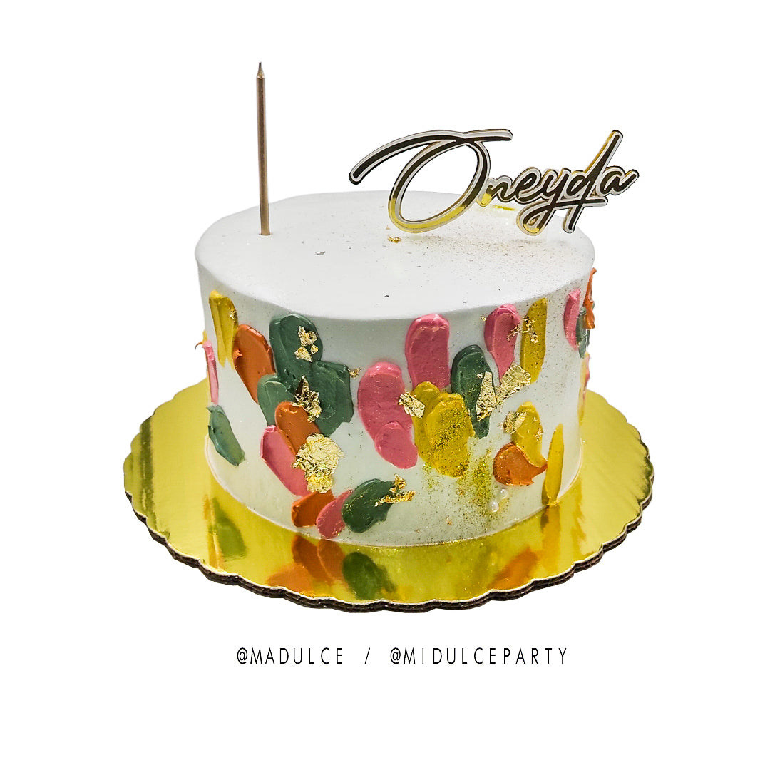 PINCELADAS MULTICOLOR NOMBRE