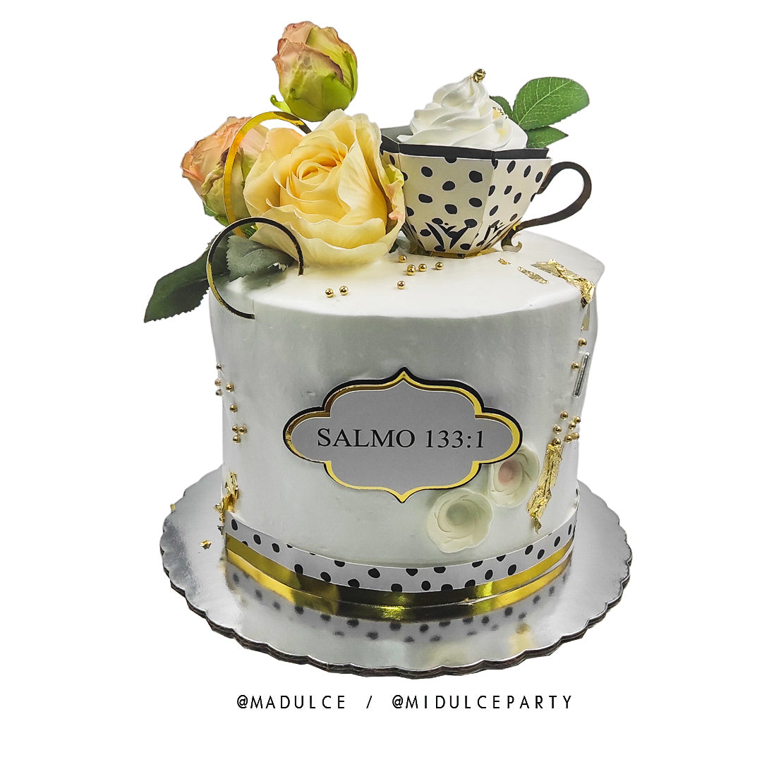 TAZA FLORES